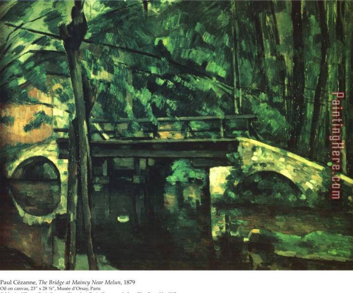 Paul Cezanne The Bridge at Maincy Near Melun